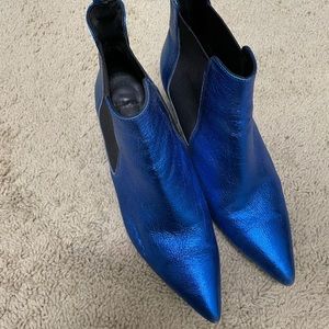 Anine Bing Blue Booties